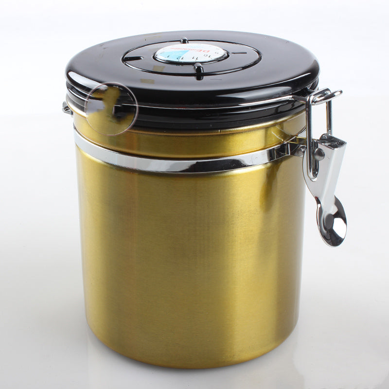 Stainless Steel Coffee Bean Storage